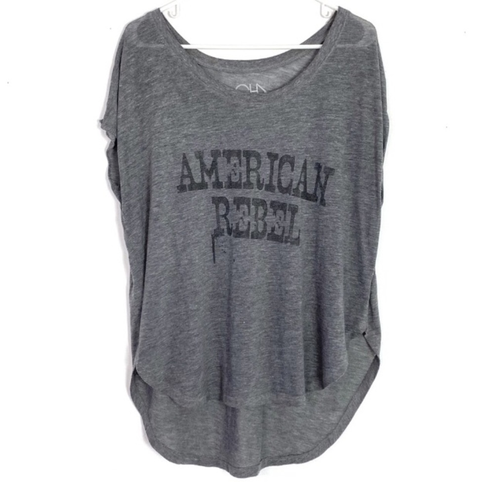 Chaser American rebel cap sleeve scoop neck S